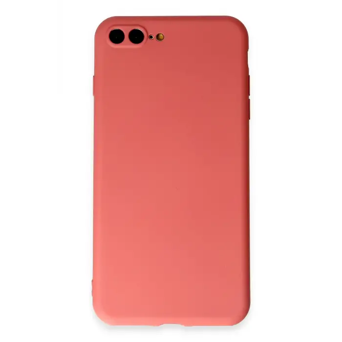 Lopard İphone 7 Plus Kılıf First Silikon - Kiremit