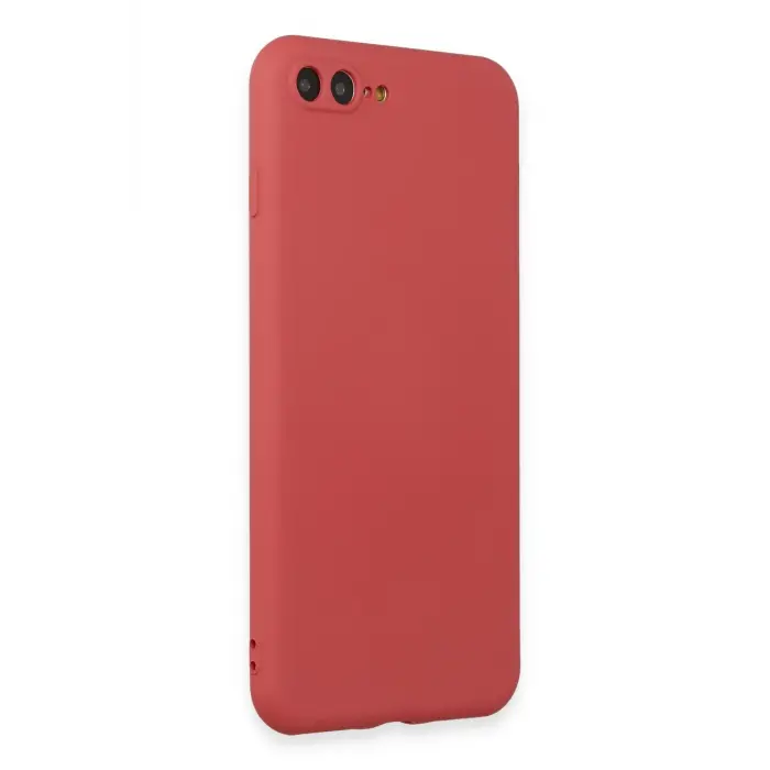 Lopard İphone 7 Plus Kılıf First Silikon - Kiremit