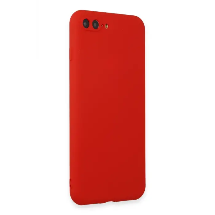 Lopard İphone 7 Plus Kılıf First Silikon - Kırmızı