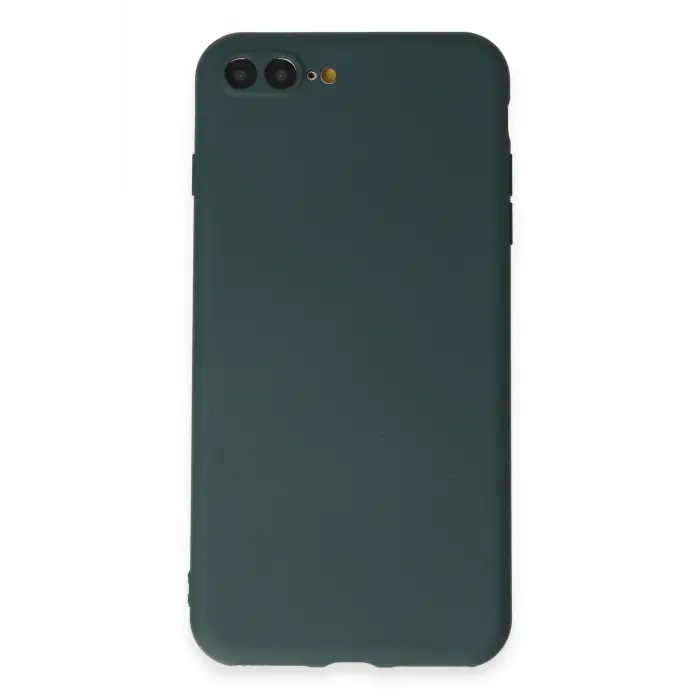 Lopard İphone 7 Plus Kılıf First Silikon - Koyu Yeşil