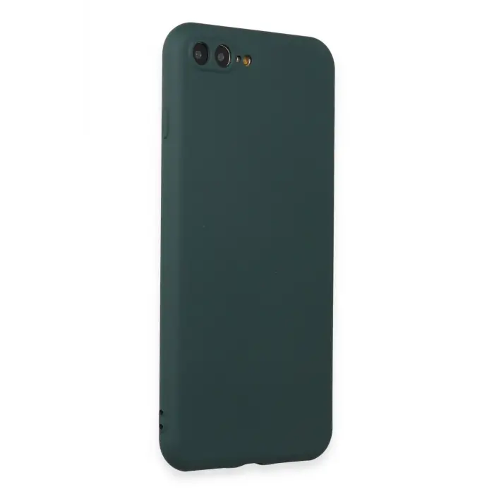 Lopard İphone 7 Plus Kılıf First Silikon - Koyu Yeşil