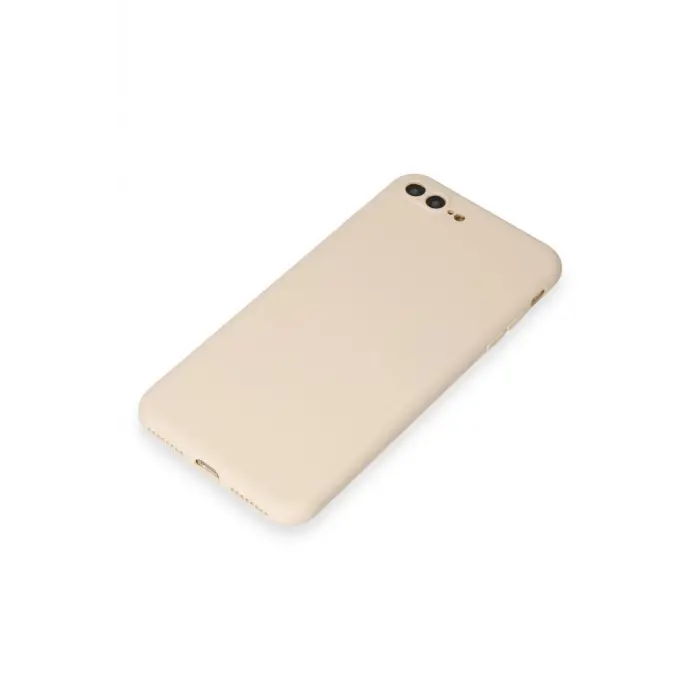 Lopard İphone 7 Plus Kılıf First Silikon - Krem