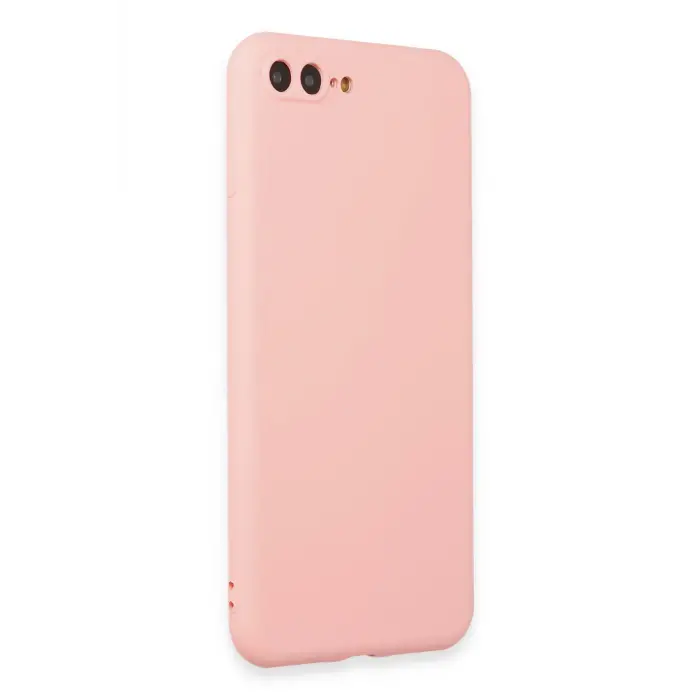 Lopard İphone 7 Plus Kılıf First Silikon - Pudra