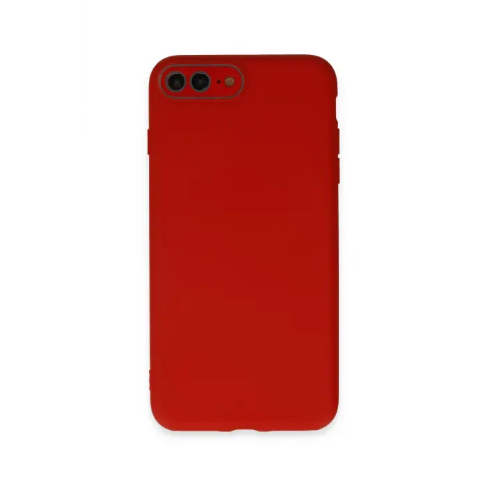 Lopard İphone 7 Plus Kılıf Lansman Glass Kapak - Kırmızı