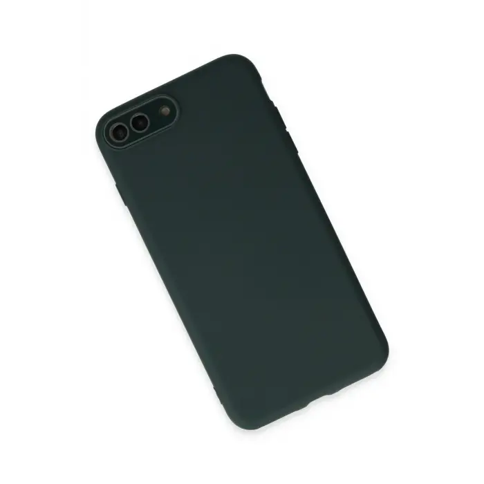 Lopard İphone 7 Plus Kılıf Lansman Glass Kapak - Koyu Yeşil