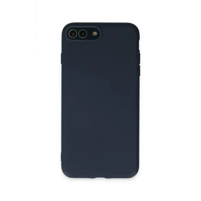 Lopard İphone 7 Plus Kılıf Lansman Glass Kapak - Lacivert