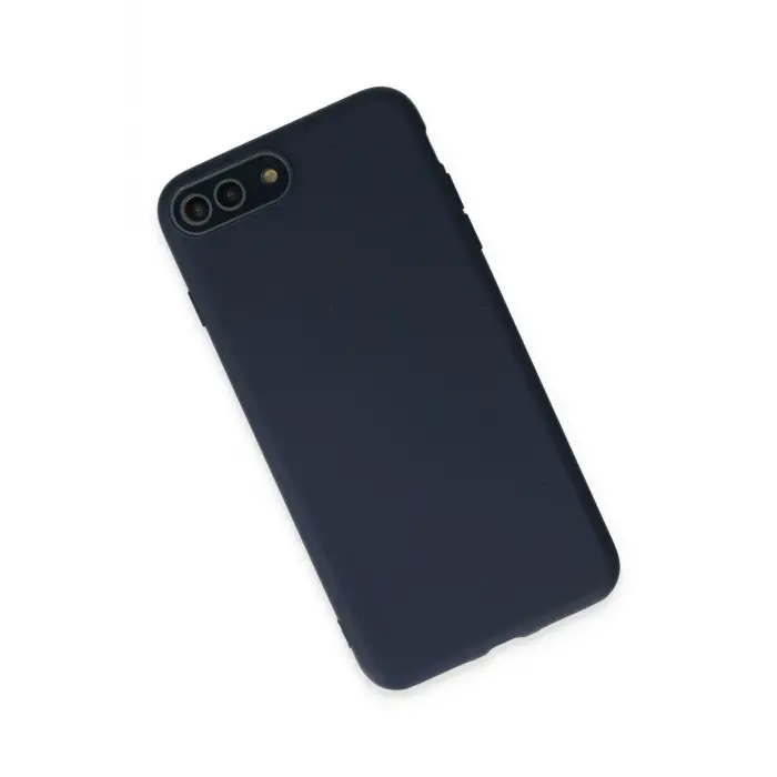 Lopard İphone 7 Plus Kılıf Lansman Glass Kapak - Lacivert