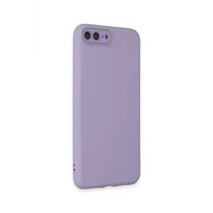 Lopard İphone 7 Plus Kılıf Lansman Glass Kapak - Lila