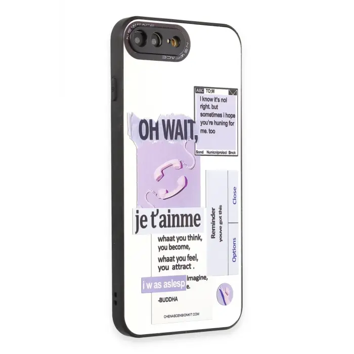 Lopard İphone 7 Plus Kılıf Mirror Desenli Kapak - Mirror - 4