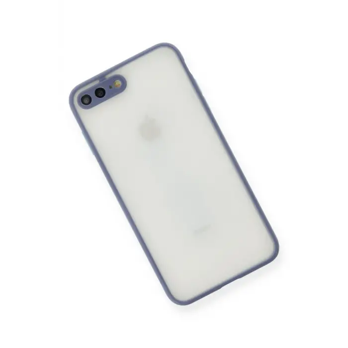 Lopard İphone 7 Plus Kılıf Montreal Silikon Kapak - Gri