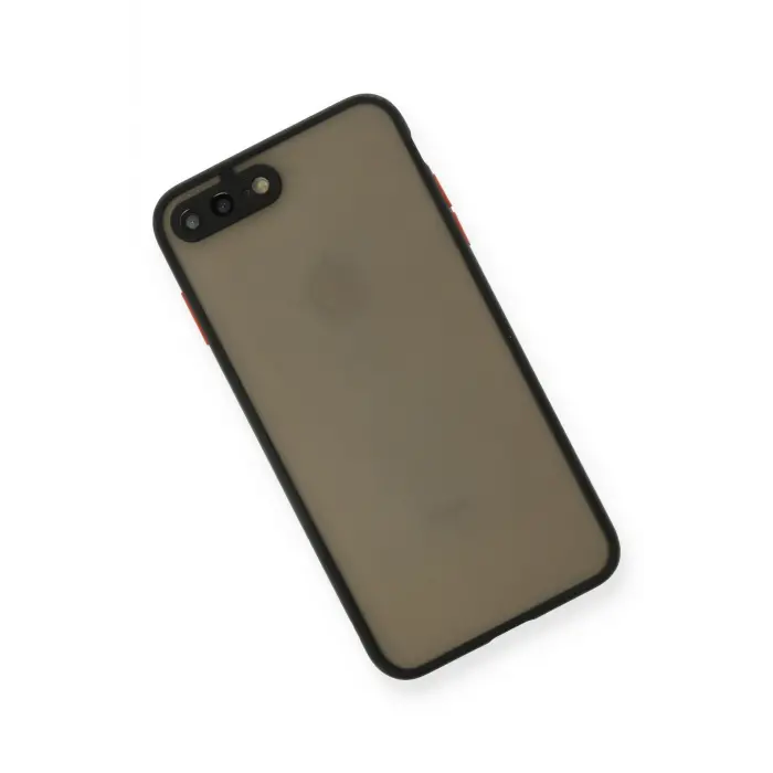 Lopard İphone 7 Plus Kılıf Montreal Silikon Kapak - Siyah