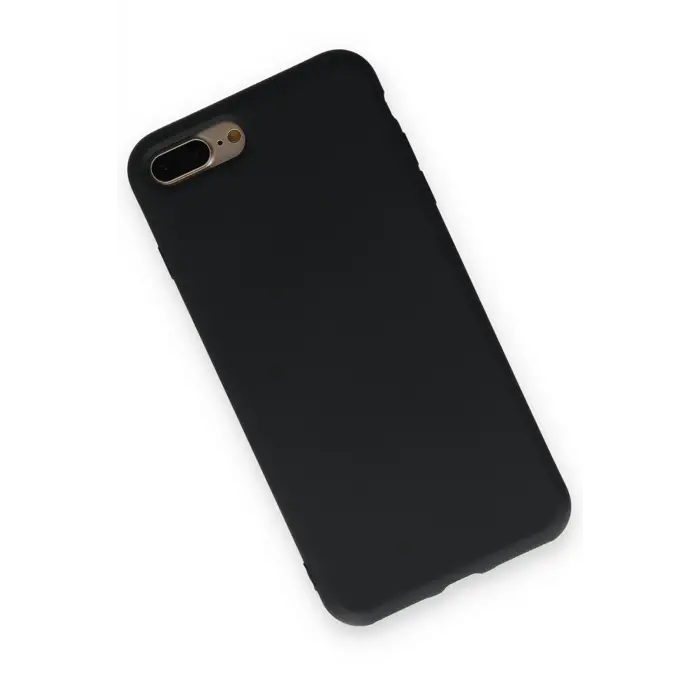 Lopard İphone 7 Plus Kılıf Nano İçi Kadife Silikon - Siyah