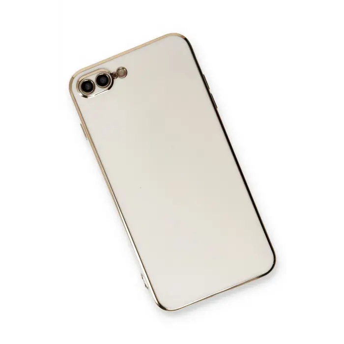 Lopard İphone 7 Plus Kılıf Volet Silikon - Beyaz