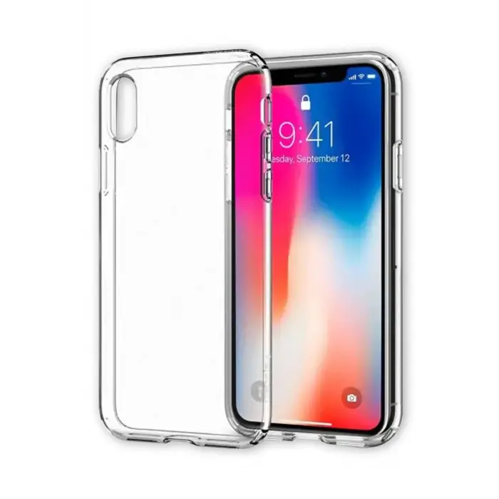 Lopard İphone Xs Max Kılıf Lüx Şeffaf Silikon