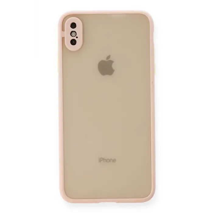 Lopard İphone Xs Max Kılıf Montreal Silikon Kapak - Pembe