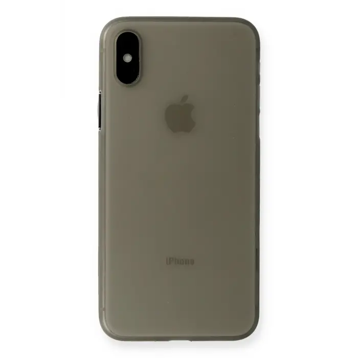 Lopard İphone Xs Max Kılıf Pp Ultra İnce Kapak - Gri