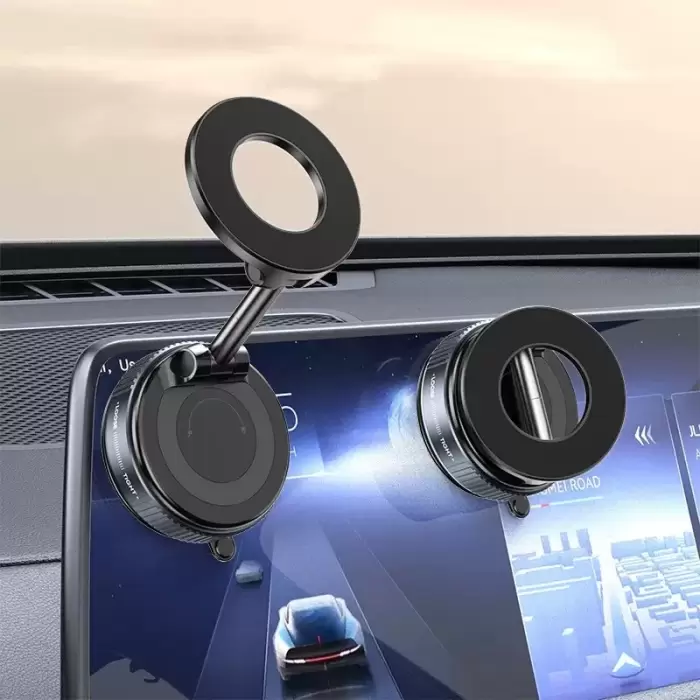 Lopard K007 Pro 360 Dönebilen Vakumlu Manyetik Katlanır Magsafe Araç Ev Ofis Pürüzsüz Zeminler Tutucu