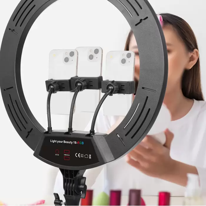 Lopard Ljj22 Rgb Light 56cm Işıklı Telefon Tutucu Ring Light