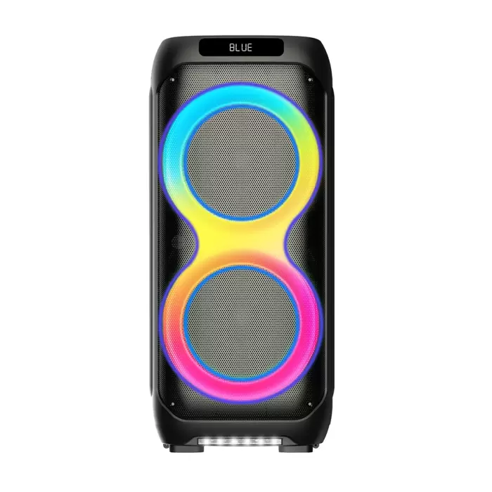 Lopard Lt-2131 Dijital Led Göstergeli Mikrofonlu Rgb Tws Çift 8 İnç Stereo Bass Kablosuz Karaoke Hoparlör