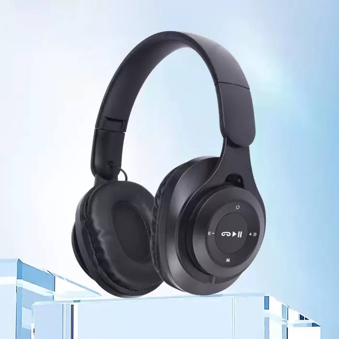 Lopard M6 Plus Ayarlanabilir ve Katlanabilir Kulak Üstü Bluetooth Kulaklık