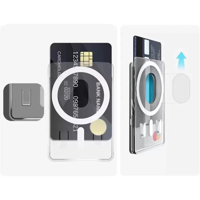 Lopard Magnetik Cardsafe Transparan Kartlık