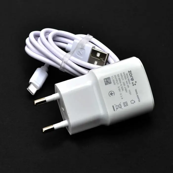 Lopard Metro Serisi ZR-TC01 Type-C 2 in 1 Şarj Seti