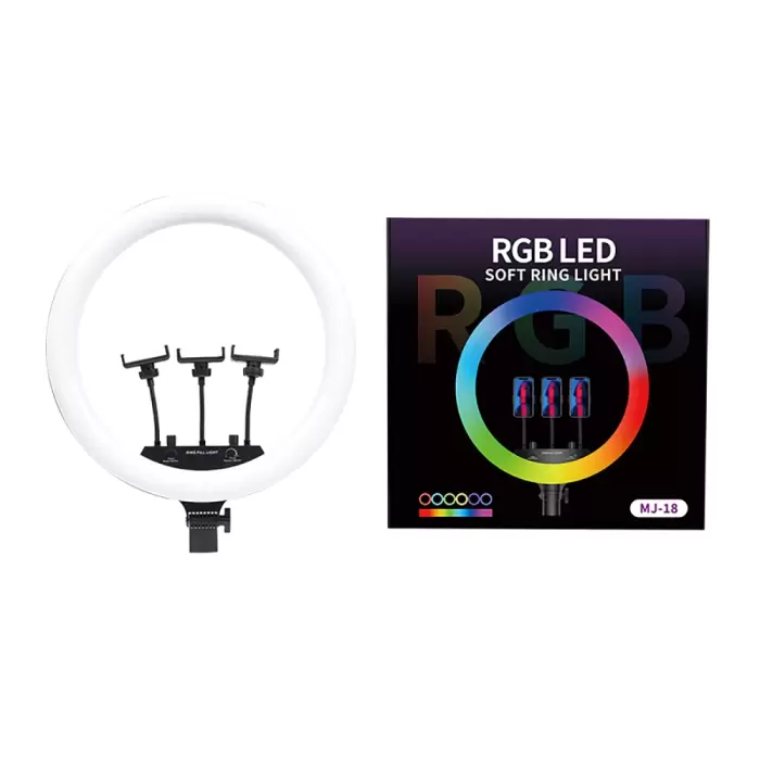 Lopard Mj-56 Uzaktan Kumandalı 21 İnç Işıklı Telefon Tutucu Ring Light