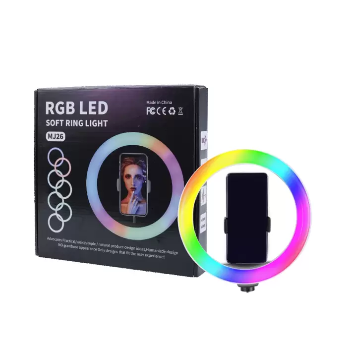 Lopard Mj20 Rgb Light 8 İnç Işıklı Telefon Tutucu Ring Light