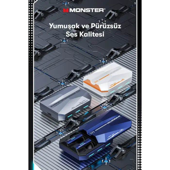 Lopard Monster Xkt11 Bluetooth Kulaklık - Beyaz