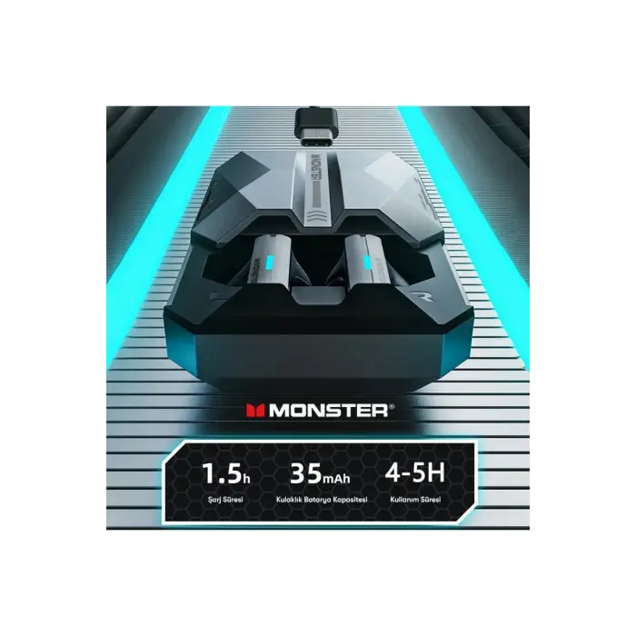 Lopard Monster Xkt11 Bluetooth Kulaklık - Beyaz