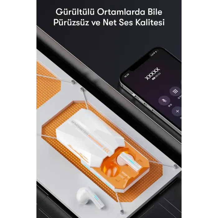 Lopard Monster Xkt11 Bluetooth Kulaklık - Beyaz