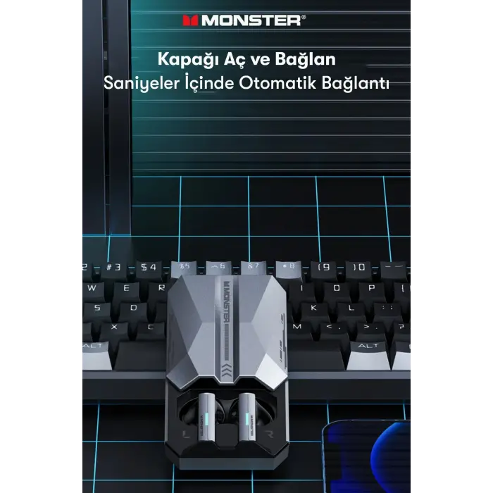 Lopard Monster Xkt11 Bluetooth Kulaklık - Beyaz
