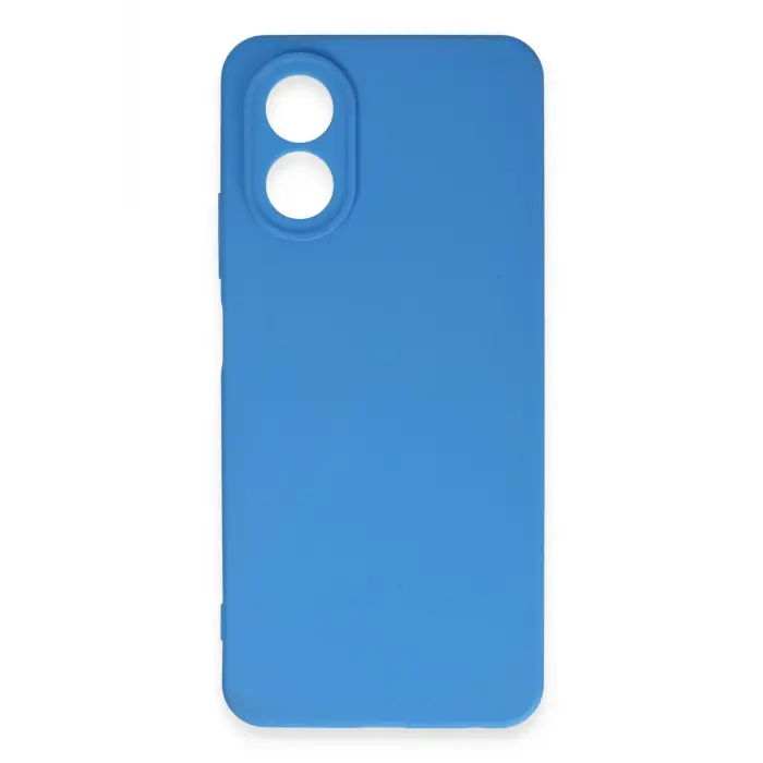 Lopard Oppo A38 Kılıf First Silikon - Mavi
