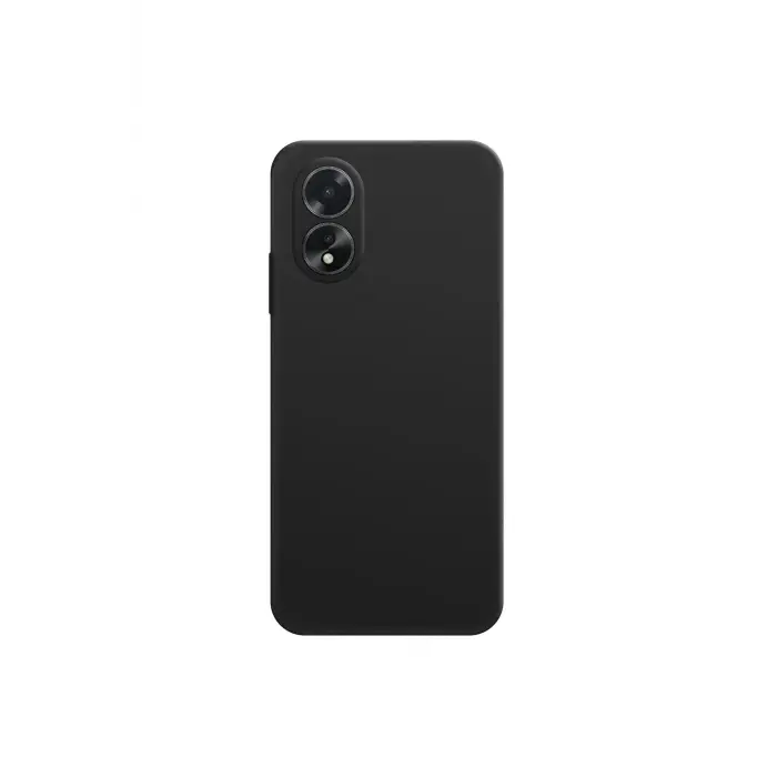 Lopard Oppo A38 Kılıf First Silikon - Siyah