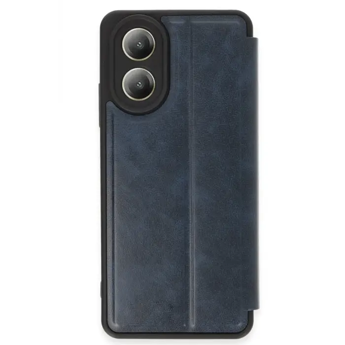 Lopard Oppo A38 Kılıf Flip Cover - Lacivert