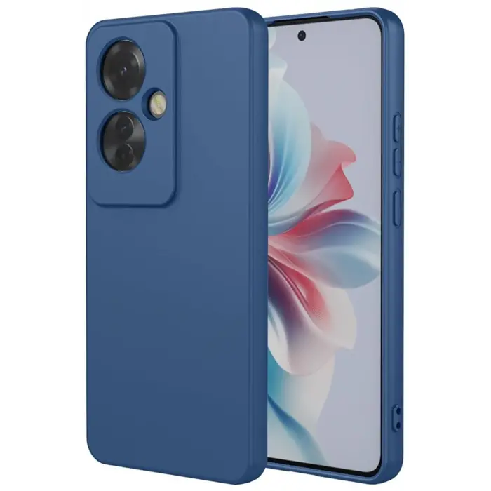Lopard Oppo Reno 11f Kılıf First Silikon - Lacivert