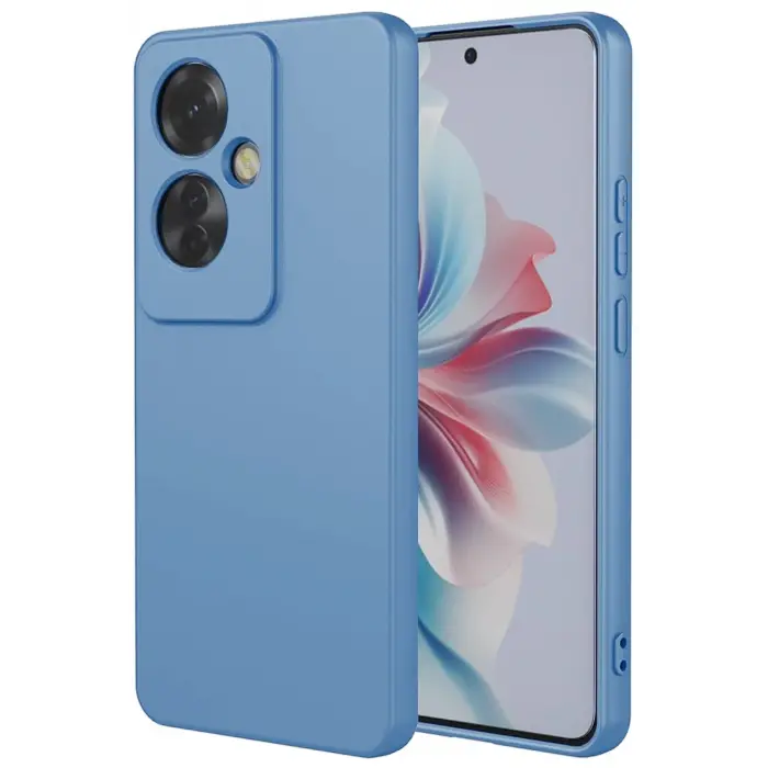 Lopard Oppo Reno 11f Kılıf First Silikon - Mavi