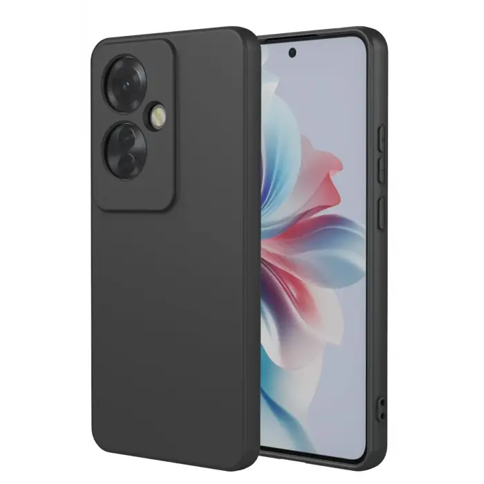 Lopard Oppo Reno 11f Kılıf First Silikon - Siyah
