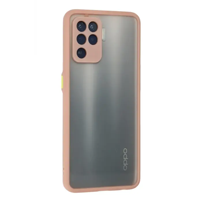 Lopard Oppo Reno 5 Lite Kılıf Montreal Silikon Kapak - Pembe