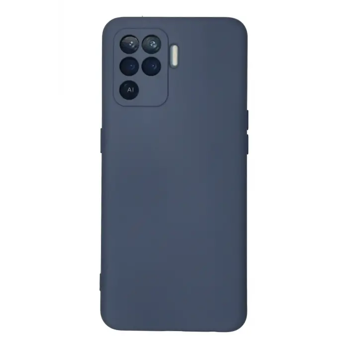 Lopard Oppo Reno 5 Lite Kılıf Nano İçi Kadife Silikon - Gri