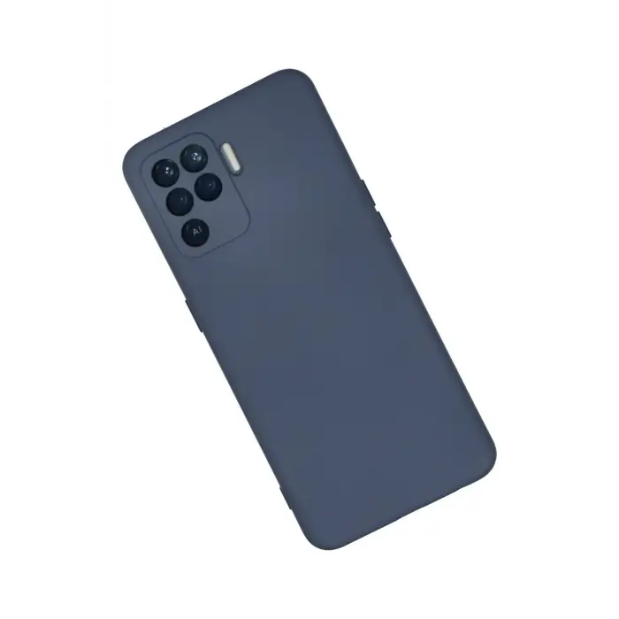 Lopard Oppo Reno 5 Lite Kılıf Nano İçi Kadife Silikon - Gri