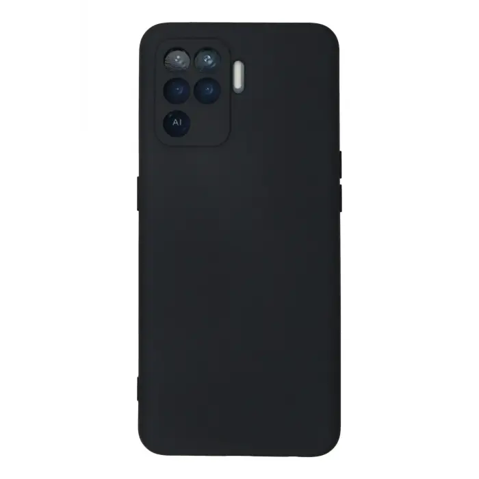 Lopard Oppo Reno 5 Lite Kılıf Nano İçi Kadife Silikon - Lacivert