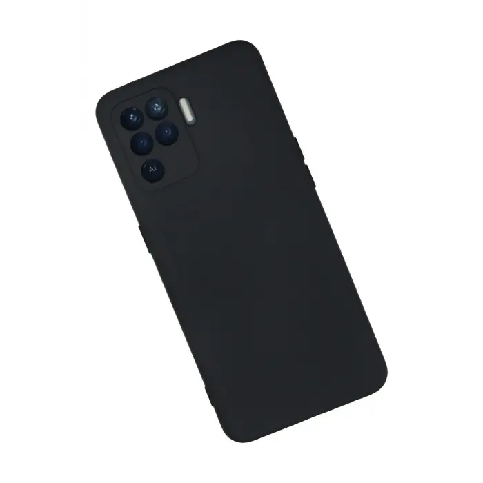 Lopard Oppo Reno 5 Lite Kılıf Nano İçi Kadife Silikon - Lacivert