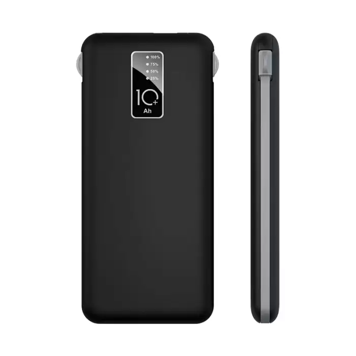 Lopard PW-05 Hızlı Şarj Led Göstergeli Micro Lightning Type-C Kablolu Taşınabilir Powerbank 10000mAh