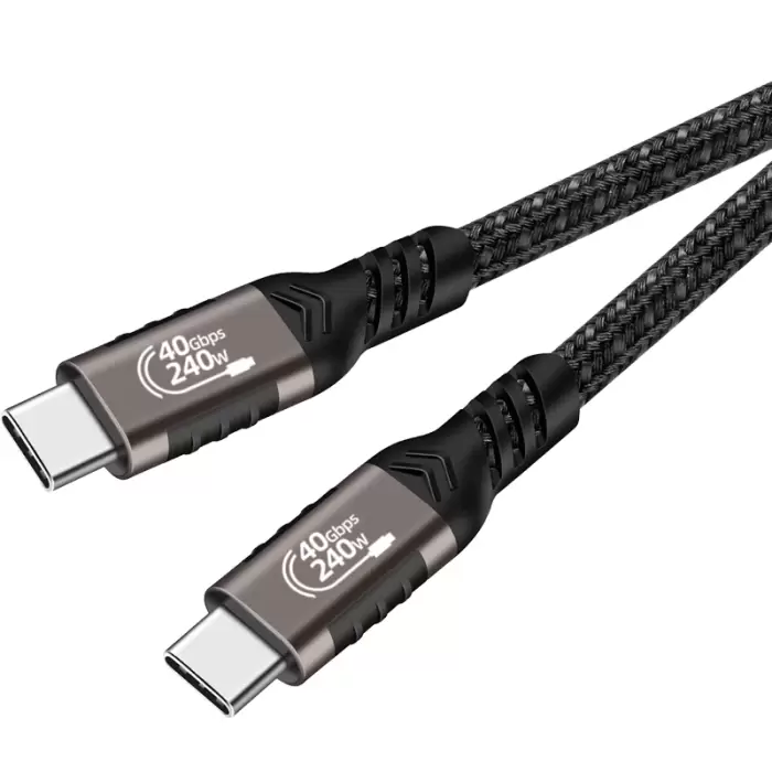 Lopard QG01 Type-C to Type-C USB4 PD Data Kablosu 240W 40Gbps 8K@60Hz 0.5 Metre