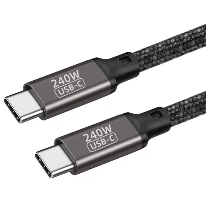 Lopard QG02 Type-C to Type-C PD3.1 Data Kablosu 240W 480Mbps 0.5 Metre