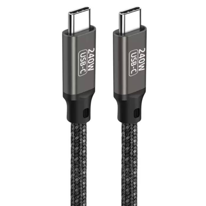 Lopard QG02 Type-C to Type-C PD3.1 Data Kablosu 240W 480Mbps 1 Metre