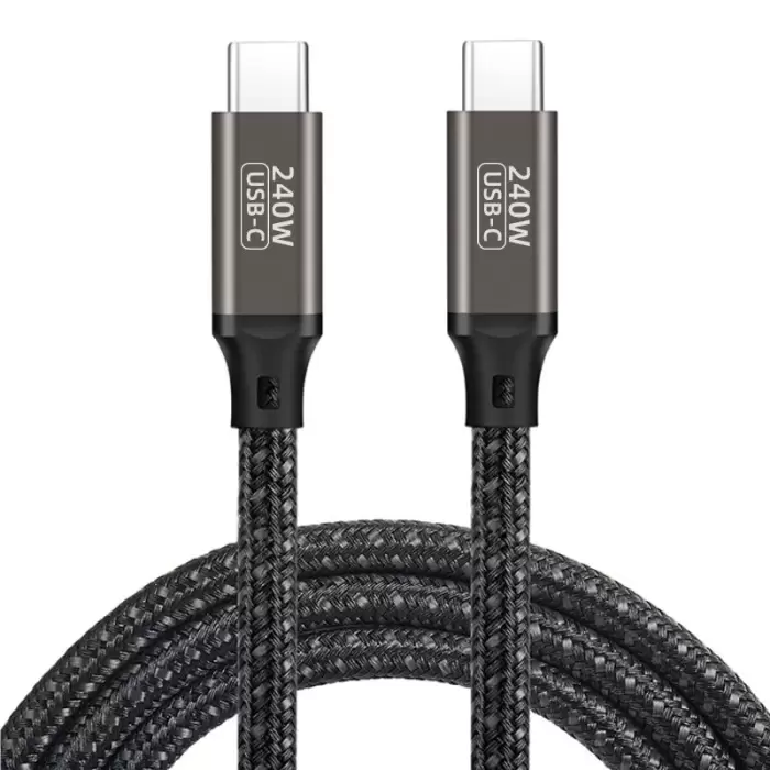 Lopard QG02 Type-C to Type-C PD3.1 Data Kablosu 240W 480Mbps 3 Metre