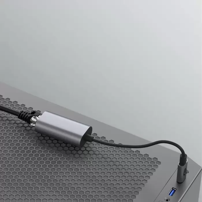 Lopard QG03 USB-A to RJ45 USB3.0 Ethernet Dönüştürücü Kablo 1000Mbps 22cm