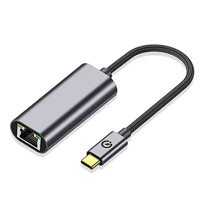 Lopard QG04 Type-C to RJ45 Ethernet Dönüştürücü Kablo 1024Mbps 22cm